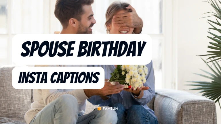Spouse Birthday Instagram Captions